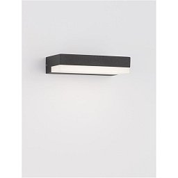Venkovní nástěnné svítidlo PURE antracitový hliník a matný akryl LED 6W 3000K 220-240V 103st. IP65 - NOVA LUCE Obrázek pro produkt Venkovní nástěnné svítidlo PURE antracitový hliník a matný akryl LED 6W 3000K 220-240V 103st. IP65 - NOVA LUCE