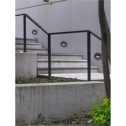 Venkovní nástěnné svítidlo ARNE antracitový hliník a čirý akryl LED 1.5W 3000K 220-240V 50st. IP54 - NOVA LUCE Obrázek pro produkt Venkovní nástěnné svítidlo ARNE antracitový hliník a čirý akryl LED 1.5W 3000K 220-240V 50st. IP54 - NOVA LUCE
