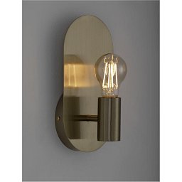 Nástěnné svítidlo ROYAL zlatý kov E27 1x12W 230V IP20 bez žárovky - NOVA LUCE Obrázek pro produkt Nástěnné svítidlo ROYAL zlatý kov E27 1x12W 230V IP20 bez žárovky - NOVA LUCE