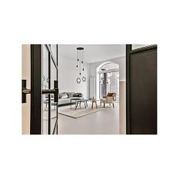 Závěsné svítidlo VEDA černý kov a čiré sklo G9 5x6W 230V IP20 bez žárovky - NOVA LUCE Obrázek pro produkt Závěsné svítidlo VEDA černý kov a čiré sklo G9 5x6W 230V IP20 bez žárovky - NOVA LUCE