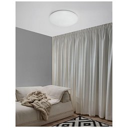 Stropní svítidlo MINORI bílé a čiré strukturované sklo chromovaný kov E27 2x12W 230V IP20 bez žárovky - NOVA LUCE Obrázek pro produkt Stropní svítidlo MINORI bílé a čiré strukturované sklo chromovaný kov E27 2x12W 230V IP20 bez žárovky - NOVA LUCE