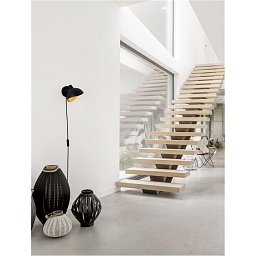Nástěnné svítidlo GEETI matná černá a zlatý kov E14 1x5W 230V IP20 bez žárovky - NOVA LUCE Obrázek pro produkt Nástěnné svítidlo GEETI matná černá a zlatý kov E14 1x5W 230V IP20 bez žárovky - NOVA LUCE