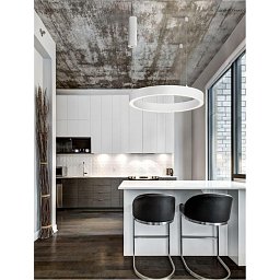 Závěsné svítidlo STING LED hliník a akryl bílá Epistar SMD2835 40W 3000K Eaglerise TRIAC driver D60 H200 120st. IP20 stmívatelné - NOVA LUCE Obrázek pro produkt Závěsné svítidlo STING LED hliník a akryl bílá Epistar SMD2835 40W 3000K Eaglerise TRIAC driver D60 H200 120st. IP20 stmívatelné - NOVA LUCE