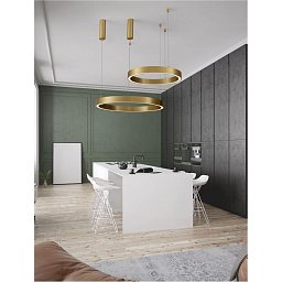 Závěsné svítidlo STING LED hliník a akryl bronz Epistar SMD2835 50W 3000K Eaglerise TRIAC driver D80 H200 120st. IP20 stmívatelné - NOVA LUCE Obrázek pro produkt Závěsné svítidlo STING LED hliník a akryl bronz Epistar SMD2835 50W 3000K Eaglerise TRIAC driver D80 H200 120st. IP20 stmívatelné - NOVA LUCE