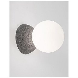 Nástěnné svítidlo ZERO šedý beton a opálové sklo G9 1x5W IP20 220-240V bez žárovky - NOVA LUCE Obrázek pro produkt Nástěnné svítidlo ZERO šedý beton a opálové sklo G9 1x5W IP20 220-240V bez žárovky - NOVA LUCE