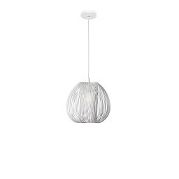 Závěsné svítidlo DESIRE bílý hliník E27 1x12W 230V IP20 bez žárovky - NOVA LUCE Obrázek pro produkt Závěsné svítidlo DESIRE bílý hliník E27 1x12W 230V IP20 bez žárovky - NOVA LUCE