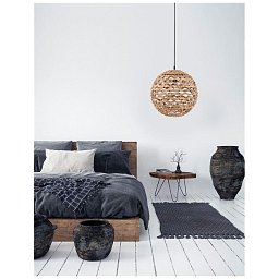 Závěsné svítidlo GRIFFIN železo a vodní hyacint, přírodní barva 1x12W E27 - NOVA LUCE Obrázek pro produkt Závěsné svítidlo GRIFFIN železo a vodní hyacint, přírodní barva 1x12W E27 - NOVA LUCE