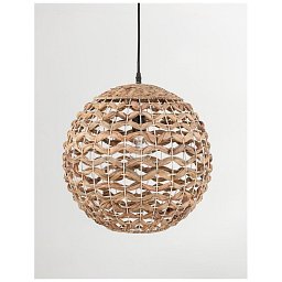 Závěsné svítidlo GRIFFIN železo a vodní hyacint, přírodní barva 1x12W E27 - NOVA LUCE Obrázek pro produkt Závěsné svítidlo GRIFFIN železo a vodní hyacint, přírodní barva 1x12W E27 - NOVA LUCE