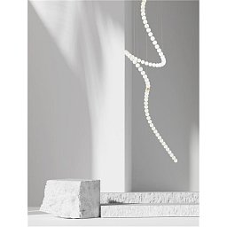 Závěsné svítidlo PERLA zlatý kov a opálové sklo LED 207W 230V 3000K IP20 vč. dálkového ovládání stmívatelné - NOVA LUCE Obrázek pro produkt Závěsné svítidlo PERLA zlatý kov a opálové sklo LED 207W 230V 3000K IP20 vč. dálkového ovládání stmívatelné - NOVA LUCE