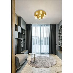Stropní svítidlo BRILLE zlatý hliník a sklo LED 32W 230V 3200K IP20 stmívatelné - NOVA LUCE Obrázek pro produkt Stropní svítidlo BRILLE zlatý hliník a sklo LED 32W 230V 3200K IP20 stmívatelné - NOVA LUCE
