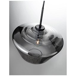 Závěsné svítidlo VEIRO chromové sklo černý kov černý kabel E27 1x12W 230V IP20 bez žárovky - NOVA LUCE Obrázek pro produkt Závěsné svítidlo VEIRO chromové sklo černý kov černý kabel E27 1x12W 230V IP20 bez žárovky - NOVA LUCE