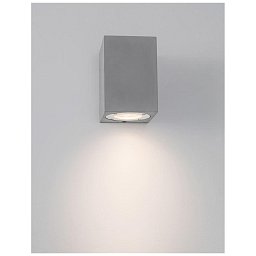 Venkovní nástěnné svítidlo FUENTO šedý beton skleněný difuzor GU10 1x7W IP65 100-240V bez žárovky světlo dolů - NOVA LUCE Obrázek pro produkt Venkovní nástěnné svítidlo FUENTO šedý beton skleněný difuzor GU10 1x7W IP65 100-240V bez žárovky světlo dolů - NOVA LUCE