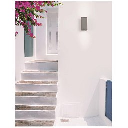 Venkovní nástěnné svítidlo FUENTO šedý beton skleněný difuzor GU10 2x7W IP65 100-240V bez žárovky světlo nahoru a dolů - NOVA LUCE Obrázek pro produkt Venkovní nástěnné svítidlo FUENTO šedý beton skleněný difuzor GU10 2x7W IP65 100-240V bez žárovky světlo nahoru a dolů - NOVA LUCE