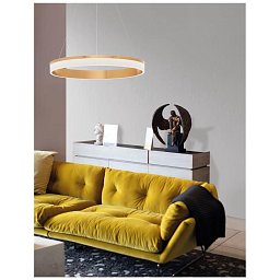 Závěsné svítidlo COURTEZ bronzový hliník a akryl LED 45W 230V 3000K IP20 - NOVA LUCE Obrázek pro produkt Závěsné svítidlo COURTEZ bronzový hliník a akryl LED 45W 230V 3000K IP20 - NOVA LUCE