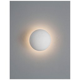 Nástěnné svítidlo NETUNE bílá sádra a bílý hliník LED 6W 220-240V 3000K IP20 - NOVA LUCE Obrázek pro produkt Nástěnné svítidlo NETUNE bílá sádra a bílý hliník LED 6W 220-240V 3000K IP20 - NOVA LUCE