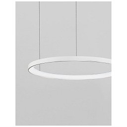 Závěsné svítidlo PERTINO bílý hliník a akryl LED 48W 230V 3000K IP20 stmívatelné - NOVA LUCE Obrázek pro produkt Závěsné svítidlo PERTINO bílý hliník a akryl LED 48W 230V 3000K IP20 stmívatelné - NOVA LUCE