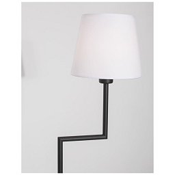 Stojací lampa SAVONA černý hliník E27 1x12W 230V IP20 bez žárovky - NOVA LUCE Obrázek pro produkt Stojací lampa SAVONA černý hliník E27 1x12W 230V IP20 bez žárovky - NOVA LUCE