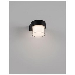 Venkovní nástěnné svítidlo DARF černý hliník ABS difuzor LED 5W 3000K 100-240V 104st. IP65 světlo dolů - NOVA LUCE Obrázek pro produkt Venkovní nástěnné svítidlo DARF černý hliník ABS difuzor LED 5W 3000K 100-240V 104st. IP65 světlo dolů - NOVA LUCE