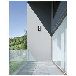 Venkovní nástěnné svítidlo LUPO černý hliník akrylový difuzor LED 10W 3000K 220-240V 64st. IP65 - NOVA LUCE Obrázek pro produkt Venkovní nástěnné svítidlo LUPO černý hliník akrylový difuzor LED 10W 3000K 220-240V 64st. IP65 - NOVA LUCE