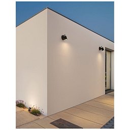 Venkovní nástěnné svítidlo FEND černý hliník a sklo LED 5W 3000K 100-240V 21st. IP65 - NOVA LUCE Obrázek pro produkt Venkovní nástěnné svítidlo FEND černý hliník a sklo LED 5W 3000K 100-240V 21st. IP65 - NOVA LUCE
