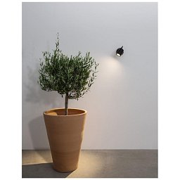 Venkovní nástěnné svítidlo FEND černý hliník a sklo LED 10W 3000K 100-240V 24st. IP65 - NOVA LUCE Obrázek pro produkt Venkovní nástěnné svítidlo FEND černý hliník a sklo LED 10W 3000K 100-240V 24st. IP65 - NOVA LUCE