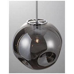 Závěsné svítidlo MAYAN chromovaný kov kouřové šedé sklo E27 1x12W 230V IP20 bez žárovky - NOVA LUCE Obrázek pro produkt Závěsné svítidlo MAYAN chromovaný kov kouřové šedé sklo E27 1x12W 230V IP20 bez žárovky - NOVA LUCE