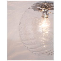 Závěsné svítidlo FICATO chromovaný kov čiré sklo E27 1x12W 230V IP20 bez žárovky - NOVA LUCE Obrázek pro produkt Závěsné svítidlo FICATO chromovaný kov čiré sklo E27 1x12W 230V IP20 bez žárovky - NOVA LUCE