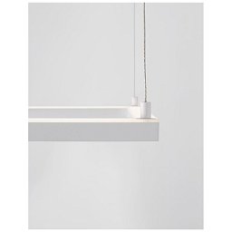 Závěsné svítidlo ETERNA bílý hliník a akryl LED 30W 230V 3000K IP20 stmívatelné - NOVA LUCE Obrázek pro produkt Závěsné svítidlo ETERNA bílý hliník a akryl LED 30W 230V 3000K IP20 stmívatelné - NOVA LUCE