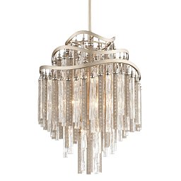 Závěsné svítidlo CHIMERA kov/sklo stříbrná/čirá E14 7x40W - HUDSON VALLEY (Corbettt) Obrázek pro produkt Závěsné svítidlo CHIMERA kov/sklo stříbrná/čirá E14 7x40W - HUDSON VALLEY (Corbettt)