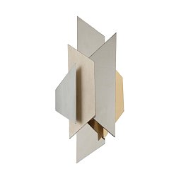 Nástěnné svítidlo MODERNIST kov/ocel stříbrná/zlatá E14 1x60W - HUDSON VALLEY (Corbettt) Obrázek pro produkt Nástěnné svítidlo MODERNIST kov/ocel stříbrná/zlatá E14 1x60W - HUDSON VALLEY (Corbettt)