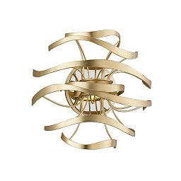 Nástěnné svítidlo CALLIGRAPHY kov/sklo zlatá/čirá LED 5W 2700K stmívatelné - HUDSON VALLEY (Corbettt) Obrázek pro produkt Nástěnné svítidlo CALLIGRAPHY kov/sklo zlatá/čirá LED 5W 2700K stmívatelné - HUDSON VALLEY (Corbettt)