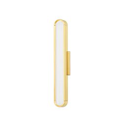 Nástěnné svítidlo STARKEY mosaz/sklo staromosaz/čirá LED 12W 2700K stmívatelné - HUDSON VALLEY Obrázek pro produkt Nástěnné svítidlo STARKEY mosaz/sklo staromosaz/čirá LED 12W 2700K stmívatelné - HUDSON VALLEY