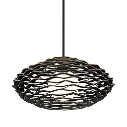 Závěsné svítidlo LUMA hliník/sklo černá/zlatá/opál G9 1x20W 0 - HUDSON VALLEY (Corbettt) Obrázek pro produkt Závěsné svítidlo LUMA hliník/sklo černá/zlatá/opál G9 1x20W 0 - HUDSON VALLEY (Corbettt)