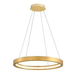 Závěsné svítidlo JASMINE kov zlatá LED 65W 2700K stmívatelné - HUDSON VALLEY (Corbettt) Obrázek pro produkt Závěsné svítidlo JASMINE kov zlatá LED 65W 2700K stmívatelné - HUDSON VALLEY (Corbettt)