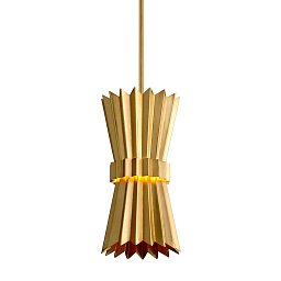 Závěsné svítidlo MOXY kov zlatá E27 1x60W - HUDSON VALLEY (Corbettt) Obrázek pro produkt Závěsné svítidlo MOXY kov zlatá E27 1x60W - HUDSON VALLEY (Corbettt)