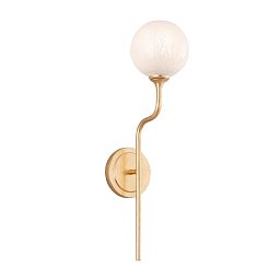 Nástěnné svítidlo ONYX ocel/sklo zlatá/matná G9 1x25W - HUDSON VALLEY (Corbettt) Obrázek pro produkt Nástěnné svítidlo ONYX ocel/sklo zlatá/matná G9 1x25W - HUDSON VALLEY (Corbettt)