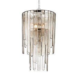 Závěsné svítidlo FENWATER sklo bronz E14 9x40W - HUDSON VALLEY Obrázek pro produkt Závěsné svítidlo FENWATER sklo bronz E14 9x40W - HUDSON VALLEY