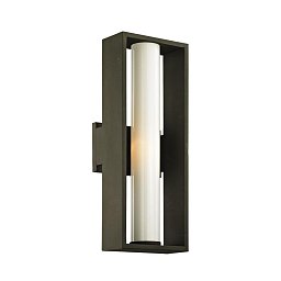 Venkovní nástěnné svítidlo MONDRIAN hliník/sklo bronz/opál E27 1x60W - HUDSON VALLEY (Troy) Obrázek pro produkt Venkovní nástěnné svítidlo MONDRIAN hliník/sklo bronz/opál E27 1x60W - HUDSON VALLEY (Troy)