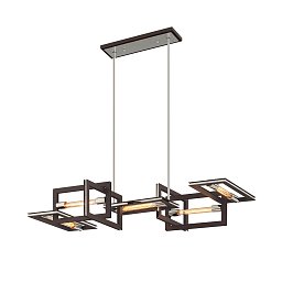 Závěsné svítidlo ENIGMA kov bronz/ocel E27 5x40W - HUDSON VALLEY (Troy) Obrázek pro produkt Závěsné svítidlo ENIGMA kov bronz/ocel E27 5x40W - HUDSON VALLEY (Troy)