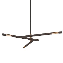 Závěsné svítidlo HENDRIX kov bronz E27 3x13W - HUDSON VALLEY (Troy) Obrázek pro produkt Závěsné svítidlo HENDRIX kov bronz E27 3x13W - HUDSON VALLEY (Troy)