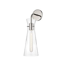 Nástěnné svítidlo ANYA ocel/sklo nikl/čirá E27 1x40W - HUDSON VALLEY (Mitzi) Obrázek pro produkt Nástěnné svítidlo ANYA ocel/sklo nikl/čirá E27 1x40W - HUDSON VALLEY (Mitzi)