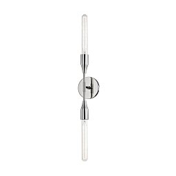 Nástěnné svítidlo TARA ocel nikl E27 2x40W - HUDSON VALLEY (Mitzi) Obrázek pro produkt Nástěnné svítidlo TARA ocel nikl E27 2x40W - HUDSON VALLEY (Mitzi)