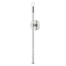 Nástěnné svítidlo PIPPIN ocel nikl E14 1x60W - HUDSON VALLEY (Mitzi) Obrázek pro produkt Nástěnné svítidlo PIPPIN ocel nikl E14 1x60W - HUDSON VALLEY (Mitzi)