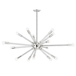 Závěsné svítidlo PIPPIN ocel nikl E14 15x40W - HUDSON VALLEY (Mitzi) Obrázek pro produkt Závěsné svítidlo PIPPIN ocel nikl E14 15x40W - HUDSON VALLEY (Mitzi)