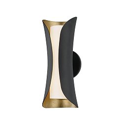 Nástěnné svítidlo JOSIE ocel/sklo zlatá/černá/opál G9 2x35W - HUDSON VALLEY (Mitzi) Obrázek pro produkt Nástěnné svítidlo JOSIE ocel/sklo zlatá/černá/opál G9 2x35W - HUDSON VALLEY (Mitzi)
