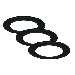3ks sada LED vestavné svítidlo, pr. 12 cm, 7 W, 600 lm, černá - BRILONER Obrázek pro produkt 3ks sada LED vestavné svítidlo, pr. 12 cm, 7 W, 600 lm, černá - BRILONER
