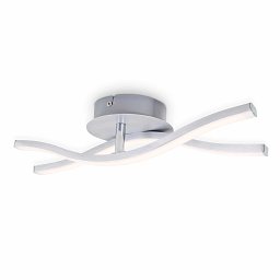 LED nástěnné a stropní svítidlo, 37 cm, 12 W, hliník - BRILONER Obrázek pro produkt LED nástěnné a stropní svítidlo, 37 cm, 12 W, hliník - BRILONER