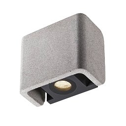 VÝPRODEJ VZORKU - MANA OUT nástěnné svítidlo šedá/antracit 11W 650lm 3000K 60° stmívatelné - BIG WHITE (SLV) Obrázek pro produkt VÝPRODEJ VZORKU - MANA OUT nástěnné svítidlo šedá/antracit 11W 650lm 3000K 60° stmívatelné - BIG WHITE (SLV)