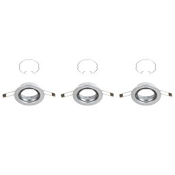 3ks sada vestavné svítidlo, pr. 8,6 cm, hliník - BRILONER Obrázek pro produkt 3ks sada vestavné svítidlo, pr. 8,6 cm, hliník - BRILONER
