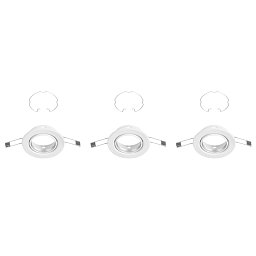 3ks sada vestavné svítidlo, pr. 8,6 cm, bílé - BRILONER Obrázek pro produkt 3ks sada vestavné svítidlo, pr. 8,6 cm, bílé - BRILONER
